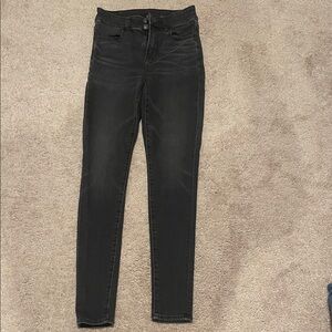 American Eagle Outfitters Dark Gray Skinny Jeans